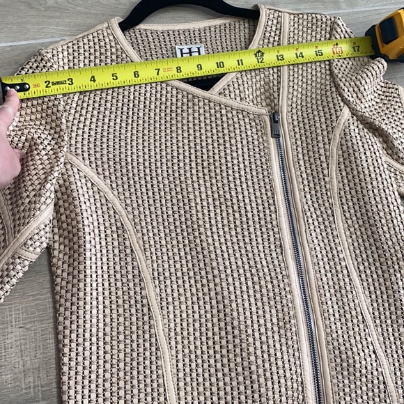 Haute Hippie woven leather jacket - Picture 7 of 8